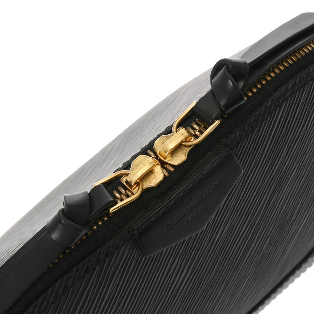 Louis Vuitton Chain Bag Leather Alma Black Shoulder Epi - Picture 9 of 11